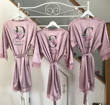 Load image into Gallery viewer, Stunning Personalised Robes - Ideal for Weddings, Hen Dos, Girly Weekend Away, Birthdays, Spa Day
